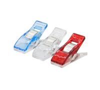 Pinces Magiques Bleu/Blanc/Rouge 27*10mm Sachx100