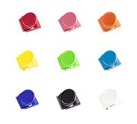 Pinces magnétiques en métal pour réfrigérateur idéal pour la maison l'école le tableau blanc le bureau le réfrigérateur mémo magnétique coloré pinces magnétiques pour suspendre le très