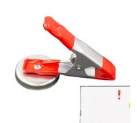 Pinces magnétiques - Forte force de maintien - Pince à papier à ressort de 10 cm - Avec effet ressort - Pour tableau blanc, calendrier, dessins techniques, papier, outils, travaux manuels, travail du