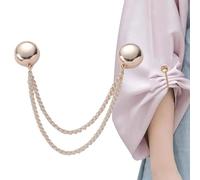 Pinces Magnétiques pour Vêtements Femme - Attaches Métalliques sans Épingle pour Fixer Les Manches - Accessoire Mode pour Pantalon Manche Ourlet Robe Chapeau Écharpe Femme
