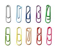 Pinces Métalliques Énumérées À L'épreuve Des 10 Pièces Matériel D'écriture Éducatif Pour L'enseignement Mathématiques Et Le Tri Dossiers Pinces D'organisation En Classe