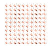 Pinces mignonnes en forme de tournesol, 100 pièces, poignée en métal robuste, petites pinces multifonctions pour le travail, le bureau et les études (Or Rose)