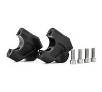 Pinces Montage Guidon Pour CB650R CB 650 R CB650 2019 Moto Avec Kit De Rehausseurs Guidon Décalés Adaptateur D'extension Pince Rehausseur En Aluminium Moto Pince rehaussement(Black)