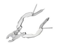 Pinces multifonctionnelles 9-en-1 Outil multi-fonctions en acier inoxydable Accessoire de camping avec tournevis combiné Compagnon polyvalent compact et portable pour l usage quotidien utilisation