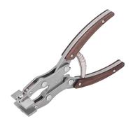 Pinces plates Pinces parallèles Pince à presse en cuir Acier inoxydable de qualité supérieure Manche en noyer noir Largeur de mâchoire de 38 mm Outil portable pour les projets de