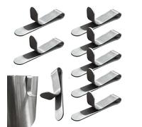 Pinces Pour Cercles À Gâteau - Acier 2.68x0.47 In | Clips Métalliques Polyvalents | Fixations Pâtisserie Décoration Fermeture Sac Alimentaire Et Organisation Cuisine Maison