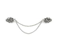 Pinces pour châle et cardigan Broche de costume rétro for cardigan, broche à pompon for homme, tendance, élégante, for, col chemise, chaîne, mariage(Color-04)