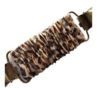 Pinces Pour ChâLe Et Cardigan Femmes rétro bec de canard bande élastique pull Cardigan pince femmes Vintage élastique châle robe de retenue(Leopard)