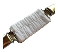 Pinces Pour ChâLe Et Cardigan Femmes rétro bec de canard bande élastique pull Cardigan pince femmes Vintage châle robe retenue pour Chemise(White)