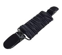 Pinces Pour ChâLe Et Cardigan Femmes rétro bec de canard bande élastique pull Cardigan pince femmes Vintage châle robe retenue pour Chemise(Black)