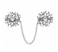 Pinces Pour ChâLe Et Cardigan Lot de 3 broches rétro for cardigan, pull, canard, filigrane, for le dos des robes, châle, bec DéCorer(Color 43)