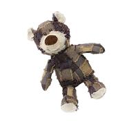 Pinces pour chiens en peluche - Ours indestructible qui mâche la silhouette lourde sculpture de compagnie | Divertissement d'entraînement résilient interactif, objet Playng de longue durée mâchant