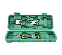 Pinces pour Circlip - Ensemble De Pinces Pour Circlip Intérieur Et Extérieur | Pinces Multifonctionnelles de Bloc - Pour Automobile Construction Mécanique Atelier Domestique Électricien Résidentiel