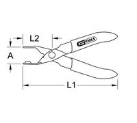 Pinces pour conduites de carburant, Ø 10 mm KSTOOLS - 1151092