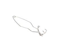 Pinces pour creusets Pince à creuset en acier inoxydable de 25.5CM, pince, bol or blanc, accessoires four for fondre l'or(Size 1)