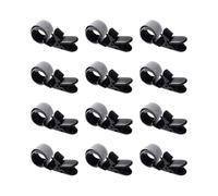 Pinces pour drapeaux de jardin | 12 pièces crochets pour - accessoires anti avec pince réglable pour une utilisation en intérieur et en extérieur pour la décoration de jardin et de maison