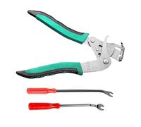 Pinces pour enlever les trombones de voiture - Outils de suppression des clips et des fixations en plastique | 15 cm 20 cm d'extraction inclus réparation automobile pour atelier domestique Garage