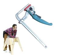 Pinces pour scie à chaîne, pinces rapides - Pince de table à cliquet robuste - Outils de table MFT, pinces de scie à voie rapide en acier allié, pince F pour rail de guidage pour la plupart des charpe