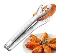 Pinces pour servir des aliments - Pinces en métal pour servir | Accessoires en acier inoxydable résistants à la chaleur et anti-fétériques ergonomiques pour barbecue, traiteur, pâtisserie, friture