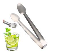 Pinces Pour Servir La Nourriture,Pinces De Service Alimentaire | à dessert pour blocs de glace en acier inoxydable | Ustensiles de cuisine - Clips de restauration pour café, garde-manger, buffe