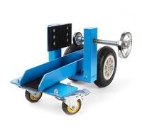 Pinces Réglables, Roues Pleines, Diable Robuste En Tôle D'acier Au Manganèse De 500 Kg, For Cloisons Sèches, Verre Et Bois D'œuvre(Channel width 8.5 cm/3.3 in)