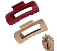 Pinces requin élastiques et souples - Pince nuage - 10,7 cm - Pinces à cheveux souples - Pour femme - Flexible - Antidérapant - Confortable - Pour cheveux épais ou fins, forte tenue et design