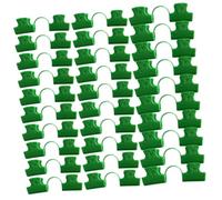 Pinces Robustes pour Serre, 30 Clips Doubles Multi-Tailles 8mm 11mm 16mm | Pack économique de 30 unités couvrant les besoins courants de fixation pour les petits et grands potagers.