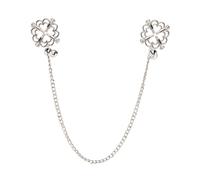 Pinces tétons à vis avec chaîne