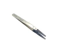 Pincettes à pointe fine en acier inoxydable, contrôle statique, sécurité ESD, pour la réparation électronique et l ' entretien des équipements de laboratoire Pincettes en acier carbone, sécurité ESD