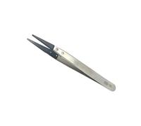 Pincettes à pointe fine en acier inoxydable, contrôle statique, sécurité ESD, pour la réparation électronique et l ' entretien des équipements de laboratoire Pincettes en acier carbone, sécurité ESD