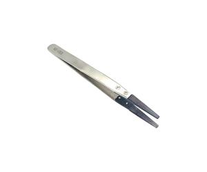 Pincettes à pointe fine en acier inoxydable, contrôle statique, sécurité ESD, pour la réparation électronique et l ' entretien des équipements de laboratoire Pincettes en acier carbone, sécurité ESD