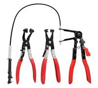 Pincettes de serre de tuyau, kit de serre de tuyau à eau | Ensemble de 3 kit de pince à tuyaux de précision pour moteur, plomberie, radiateur, radiateur, applications électriques