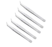 Pincettes Incurvées en Acier Inoxydable pour Couture et Broderie, 5 Pièces, pour Machine à Coudre et Outils de Réparation Manuels