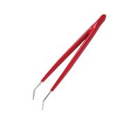 Pincettes isolées ergonomiques avec pointe dentelée pour une manipulation sécurisée en laboratoire et en atelier Pincettes de précision Outil de réparation électronique de haute précision