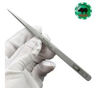 Pincettes japonaises RHINO RH durables, pointues et dures, haute précision pour les petits objets, montre et réparation de téléphones