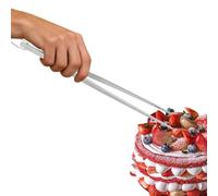 Pincettes Pour Barbecue En Acier Inoxydable, Pinces De Cuisson De 12 Pouces, Pince À Épiler De Cuisine Durable Pour Griller | Outil De Service Polyvalent Pour Les Pâtes, Salades De Fruits De Mer, Coll