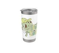 Pinch Proof St Patrick's Day Lucky Clover Humor Gobelet isotherme en acier inoxydable double paroi