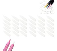 Pinches De Remplacement De Pointe Douce Pour Marqueurs De Peinture En Acrylique Points De Pointe Fin En Nylon Stylos À Pinceaux Rechargeables Pour Le Dessin,pointe marqueur conseils de stylo (30 PCS)