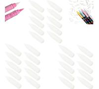 Pinches De Remplacement De Pointe Douce pour Marqueurs De Peinture en Acrylique Points De Pointe Fin en Nylon Stylos À Pinceaux Rechargeables pour Le Dessin，Pointe marqueur Conseils de Stylo