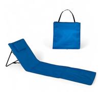 Pincho Tapis de plage pliable avec dossier réglable - Chaise longue portable légère pour camping, jardin et piscine - Tapis de plage avec dossier ergonomique et transport facile (turquoise x 1 CRF)