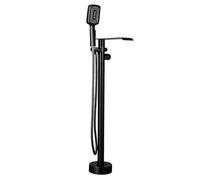 PINCHU Cascade Robinet de Baignoire Ilot,Mitigeur de Baignoire Ilot avec Douchette, Grand Débit Robinet de Baignoire sur Pied, Rotation à 360° Laiton, Convient aux Salles de Bains, Hôtels