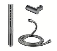 PINCHU Kit Douchette WC, Pommeau de Douche Anti Calcaire avec 3 Modes, avec Rotation Support et Tuyau 1.5 m, Douche Hygiénique pour Toilettes et Nettoyage, Facile à Installer