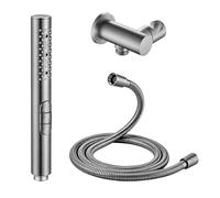 PINCHU Kit Douchette WC, Pommeau de Douche Anti Calcaire avec 3 Modes, avec Rotation Support et Tuyau 1.5 m, Douche Hygiénique pour Toilettes et Nettoyage, Facile à Installer