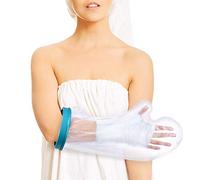PINCOU Protège-plâtre Protection Étanche Protecteur de Imperméable pour Plâtre Meilleur Joint Bandage pour la Douche Bath Jusqu'au Coude Adulte,Protection Plâtre Bras