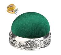 Pincushi à Coudre | Pint d'oreiller pour Broche | Beaux Motifs en Flanelle Vintage Fournitures de avec Base en Aluminium pour Magasin de, Filles, garçons, Maison, Amateurs de