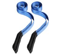 Pindex 2 Sangles de Levage 1,8 m 1T, Élingue Plate en Polyester avec Boucle | Lingue Plate en Polyester avec Boucle, Max 4 T pour Treuil, Grue, Garage, Dépannage Routier, Bleu