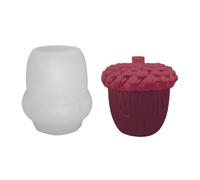 Pine Cone Silicone Mold, Silicone 2.95x3.03 Inch - Christmas Pine Cone Candle Mold with 3D Pıne Coñe Candle Molds, Silïcone Home Making Móld Soap Clay Móld | 3D Pıne Coñe Candĺe Molds