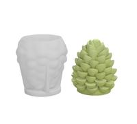 Pine Cone Silicone Mold, Silicone 2.95x3.03 Inch - Christmas Pine Cone Candle Mold with 3D Pıne Coñe Candle Molds, Silïcone Home Making Móld Soap Clay Móld | 3D Pıne Coñe Candĺe Molds