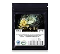 PINE POLLEN (Pollen de pin) - Produit de qualité supérieure de l'original | Certifié ISO-9001 | Issu d’une récolte naturelle | Cru | 200g