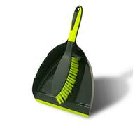 Pine-Sol Ensemble Pelle et Brosse | Design emboîtable | Portable et Compact | Pelle à poussière et Balai à Main pour Le Nettoyage avec Bord antidérapant en Caoutchouc, Vert